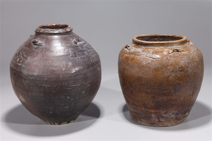 Two Antique Chinese Ceramic Jars