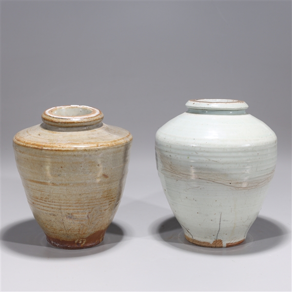Two Antique Chinese Ceramic Jars