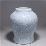 Chinese Blue Crackle Glazed Vase