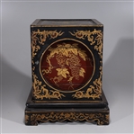 Chinese Gilt & Lacquered Stacking Boxes