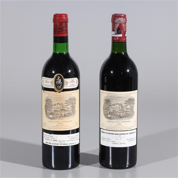 Two Bottles of Chateau Lafite Rotshchild