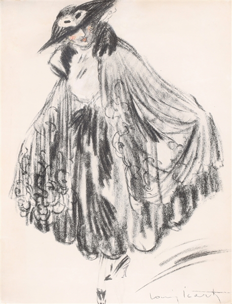 Lithograph After Louis Icart (1888-1950) - Masquerade