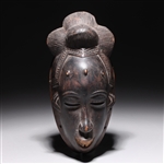 Carved Wood West African Mask
