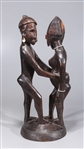 African Statue of Two Figures