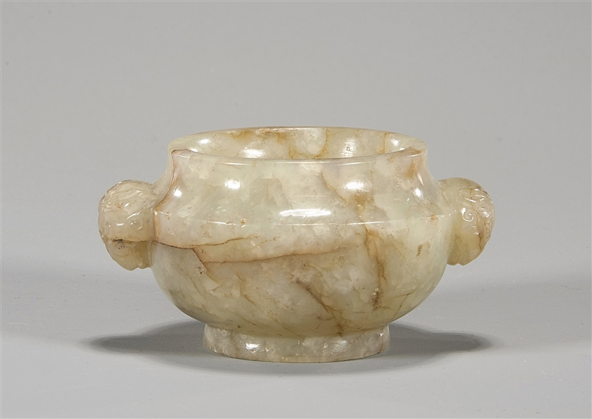 Chinese Carved Miniature Jade Censer