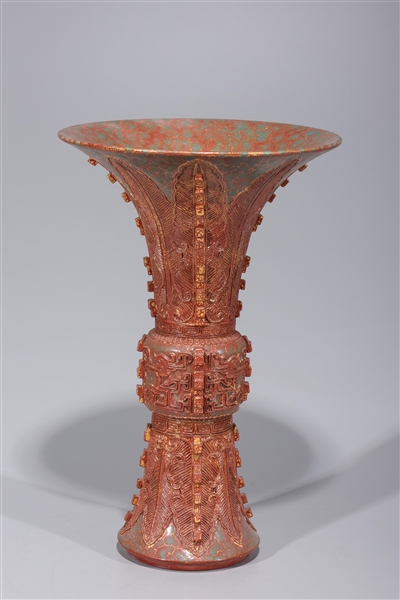 Chinese Porcelain Imitating Bronze Vase