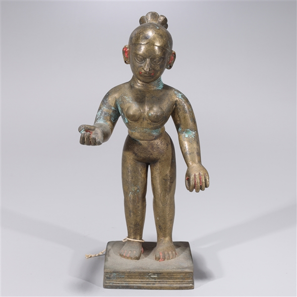 Antique Indian Brass Standing Figure