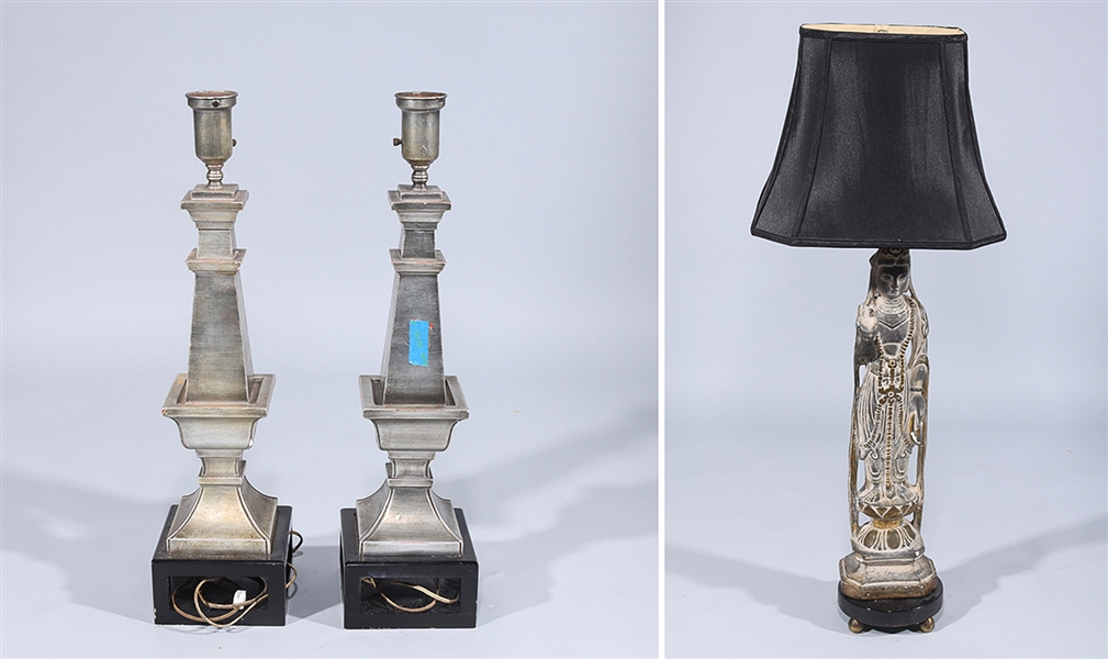 Group of Three Lamps
