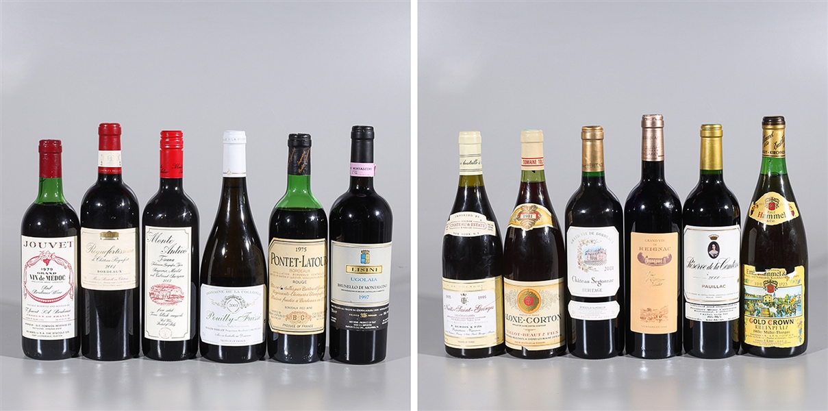 Group of Twelve Assorted European Wines