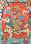 Sino-Tibetan Large Painted Thangka