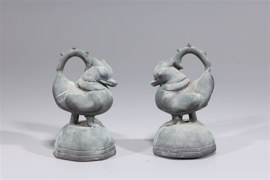 Antique Burma Bronze Opium Weights