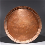 Large Antique Indian Copper Charger
