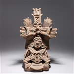 Pre-Columbian Style Figural Vessel