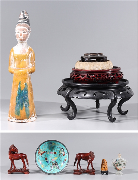 Group of Ten Various Chinese Objects