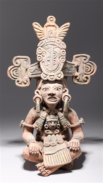 Pre-Columbian Style Ceramic Vase