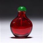 Chinese Ruby Glass Snuff Bottle