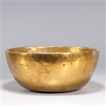 Antique Indian Gilt Metal Bowl