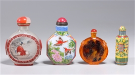 Four Various Chinese Snuff Bottles