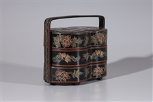 Chinese Lacquer Stacking Boxes