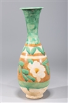 Chinese Celadon Glazed Ceramic Flower Vase