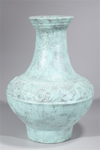 Pair of Chinese Archaistic Ceramic Vases