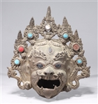 Antique Indonesian Metal Mask
