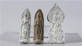 Group of Antique Thai Bronze Votive Tablets