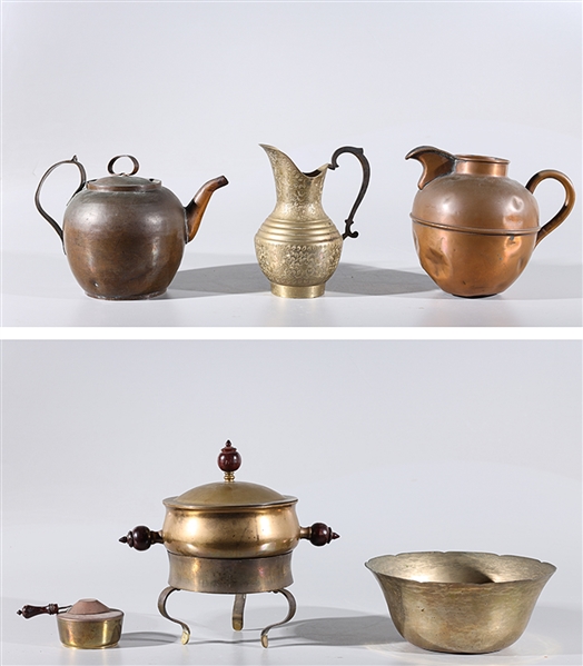 Group of Indian Brass Kitchenware