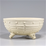 Chinese Glazed Porcelain Tripod Censer