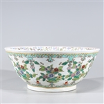 Large Chinese Enameled Porcelain Bowl