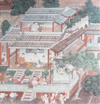 Large Southeast Asian Painting on Paper