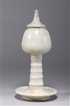 Antique Korean Ceramic Oil Lamp