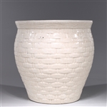 Large Chinese Crackle Glazed Porcelain Vessel