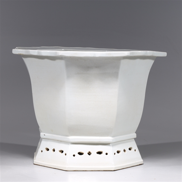 Chinese Blanc de Chine Porcelain Planter