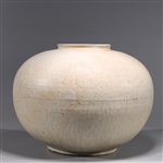 Large Chinese Glazed Ceramic Jar