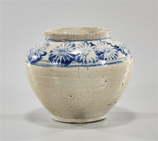 Korean Glazed Ceramic Jar