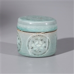 Korean Celadon Glazed Cosmetic Box