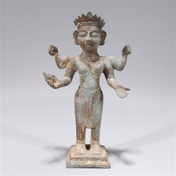 Antique Bronze Indian Multi-Armed Statue