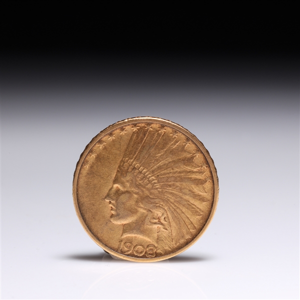 1908 U.S. Indian Head Gold Coin
