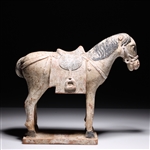 Chinese Ming Dynasty Antique Pottery Horse