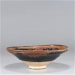 Large Song Dynasty Oil Spot Glazed Bowl