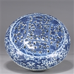 Ming Wanli Blue & White Porcelain Box