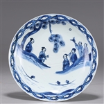 Chinese Ming Dynasty Blue & White Porcelain Dish