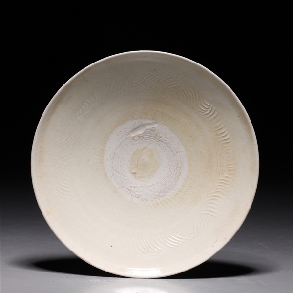 Chinese Jin Dynasty White Glazed Saucer