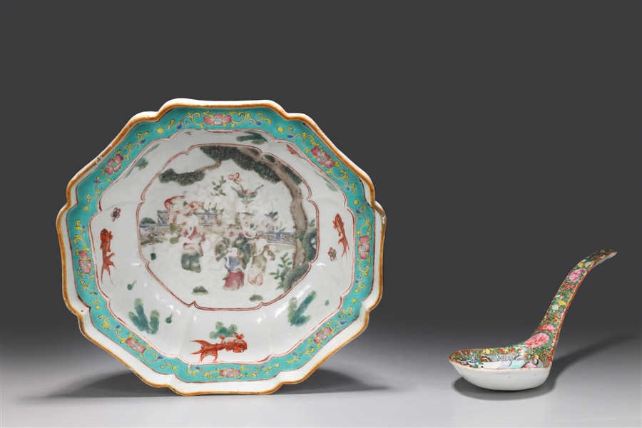 Two Antique Chinese Export Porcelain