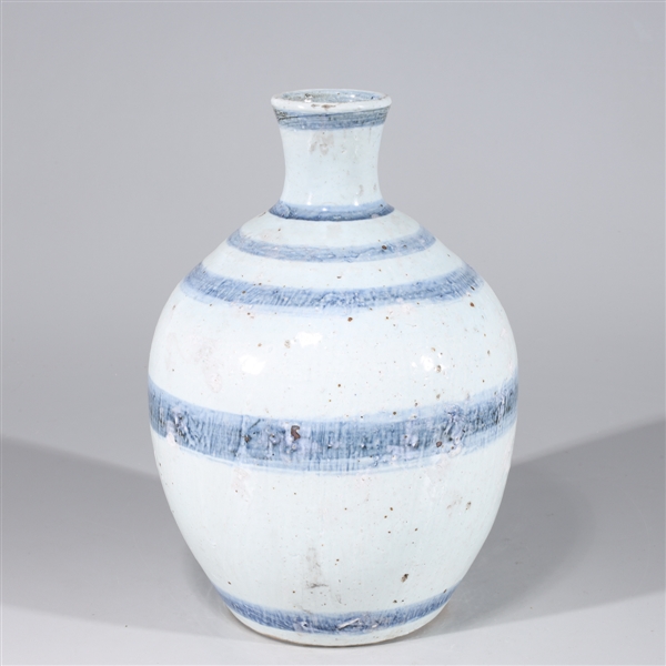 Chinese Blue & White Ceramic Vase