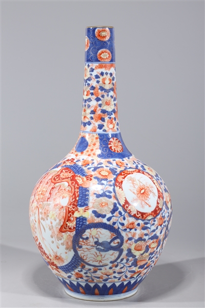 Chinese Blue & Red Glazed Porcelain Vase