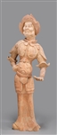 Tall Tang-style Standing Pottery Warrior