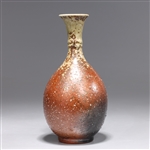 Unusual Korean Glazed Ceramic Bottle Vase