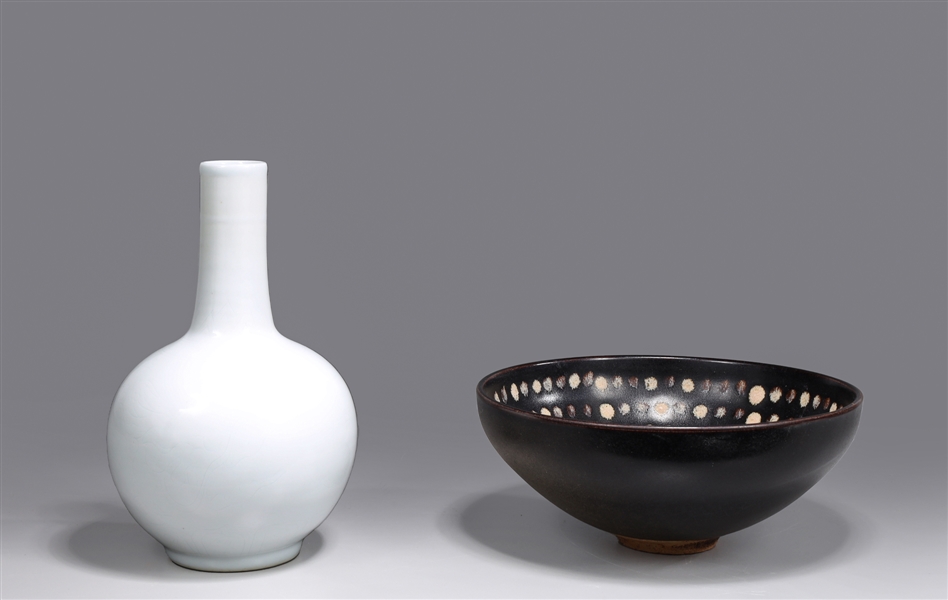 Two Various Glazed Chinese Ceramics